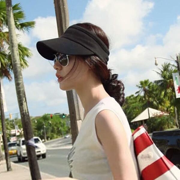 Cap children, Korean version, pure color, empty top hat, running cap, baseball cap, sunscreen hat for men and women