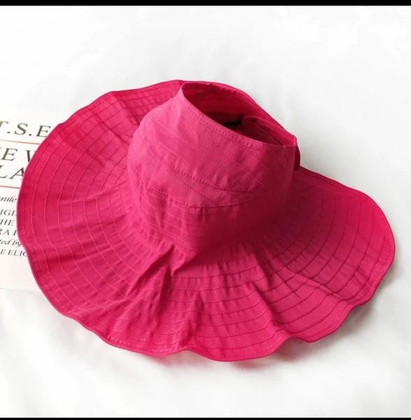 Hat, female, summer, Korean version, anti ultraviolet sunshade, outdoor sunscreen, traveling along the sun cover, sun hat summer