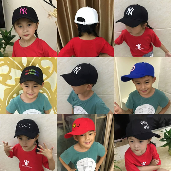 Korean version of children's baseball hats, men and women with sun helmet, duck cap, spring and summer summer sun helmet.