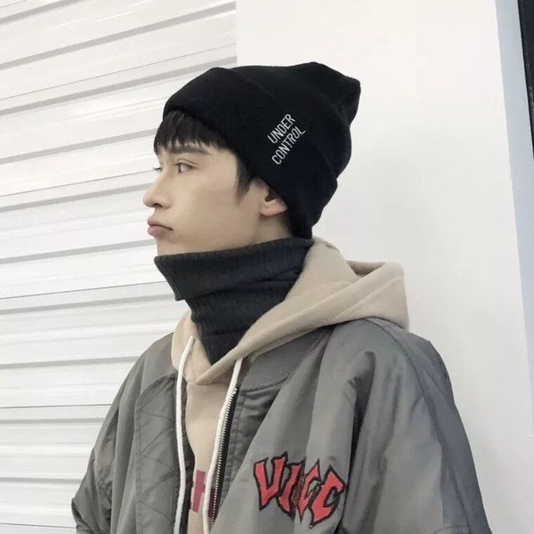 Hat Men Winter Chao Korean Edition Young Student Wool Warm Knitted Hat Hundred Sets of Head and Ear Protector Cotton