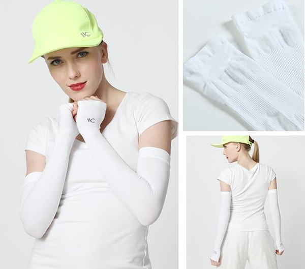 free shipping Summer Ice sleeve sunscreen sleeve anti-ultraviolet light men's and women's thin long driving ice silk arm sleeve