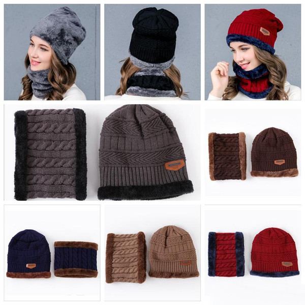 Warm Cap Thick Winter Hat for Women Men Fashion Skullies Beanies Wool Hat Cap Beanie Knitted Caps Neck Warmer Warm Hat