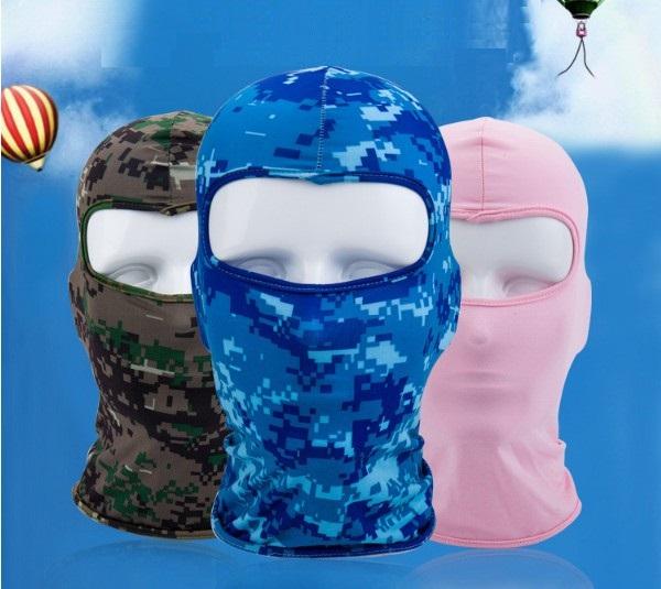 Bicycle Cycling Masks Motorcycle Barakra Hat Cycling Caps Outdoor Sport Ski Mask CS windproof dust head sets Camouflage Tactical Mask