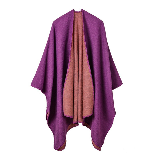 Women Imitation Cashmere Scarves Autumn and Winter Brand New Shawls Wraps Luxury High Quality Plain Pashmina 130*150cm