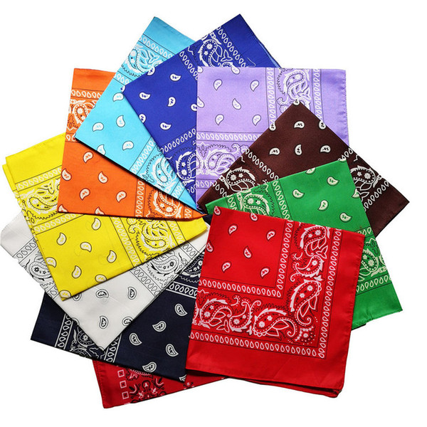 Head Scarf Fashion Street Dance Hip-hop Handkercheif New Wristband Paisley Design Outdoor Magic Ride Multifunctional Bandanas