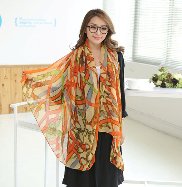 100% silk Fashion Accessories Lovely New Arrival Famous Brand Belt Design Scrawl Long Rectangle Scarves Shawl