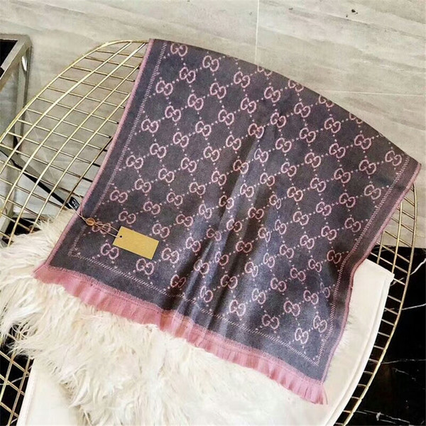 High qualtiy brand design womens Scarf size 180x45cm Warm Soft Tassel fashion Women long Shawl thick Wrap Scarves RT666