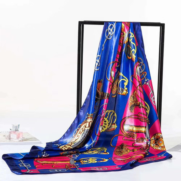 women Scarf luxury brand designer women Classic 100% silk Scarf 2018 Warm Soft Tassel fashion Women Shawl Wrap Scarves Ra-33t