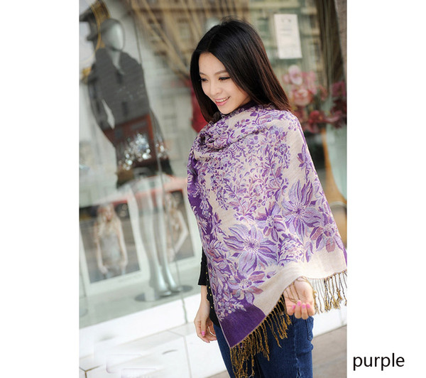 Hot !! New High Quality Chinese Lady Scarf Cotton Bohemian Ladies Long Warm Scarf Large Shawl 8 Colors Optional