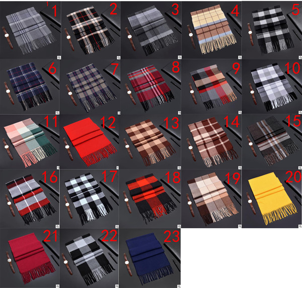 FreeShipping 23 Colors Plaids Infinity ScarvesGrid Loop Scarf Blankets Women Tartan Oversized Shawl Lattice Wraps Fringed Cashmere Pashmina