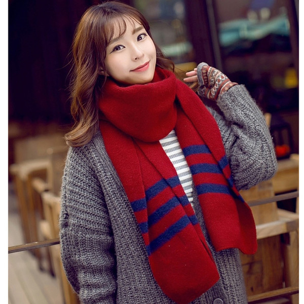 2016 Autumn And Winter wool Cashmere scarfshawl Scarves for men and women Solid Lovers Oversized Thick scarves free SW0011