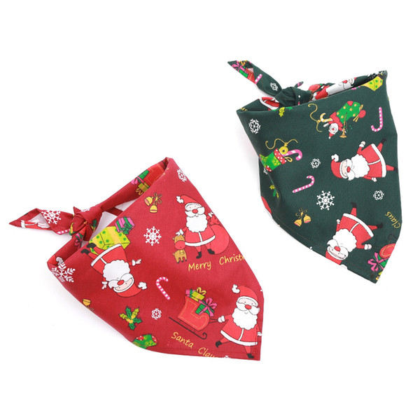 Hot Sale and Brand New Fashion South Korea's Version Christmas Pet Spitz Triangle Cute Winter Warm Scarf