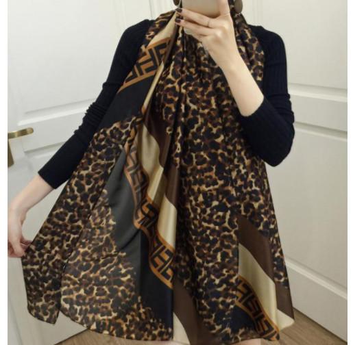 High quality 2018 Woman Silk Scarf Square Scarf Shawl Wraps 180*90cm Hot Sale Dot Plaid Satin Scarf Printed For Spring Summer Autumn Winter