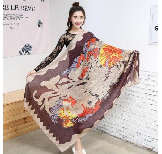 with tags Fashion Brand Silk scarf for Women 2018 Designer High Quality Hemming Long Scarves Shawls 180x90Cm Shawls