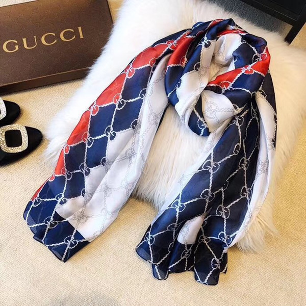 Fashion brand womens scarf Scarves brands design Scarf women high quality Plaid Letter pattern design Scarf