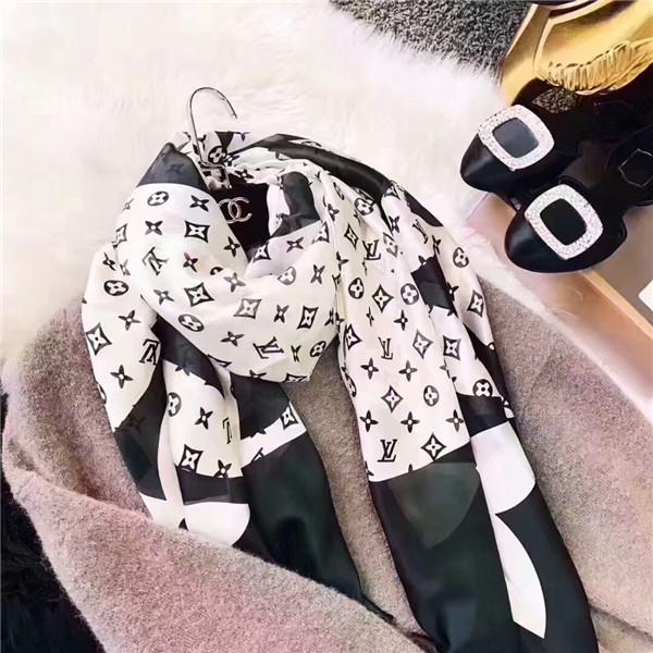 Wholesale 2019 brand silk classic printed scarf fashion women's scarf soft and light style scarf 190*80cm