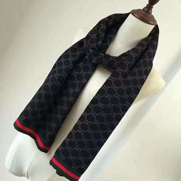 Design mans wool Scarf High Quality mans scarves Classic Ladies Wrap scarves 180x30cm for Christmas Gift TN363