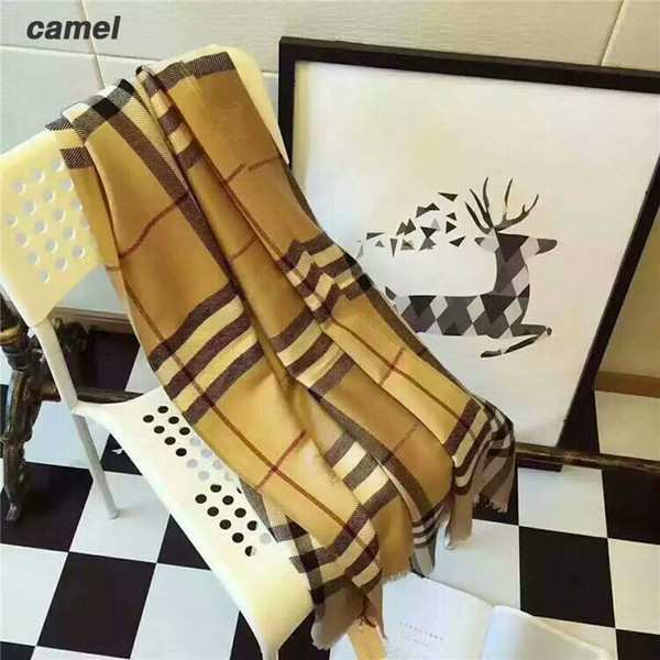 2018 hot sale Design womans brand Scarf High Quality scarves Classic womans scarves size 180x70cm for women BK-444B