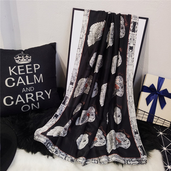 Brand New Designer womans brand Scarf High Quality 100% silk long scarves Classic Printing design womans scarves for women H-0898a