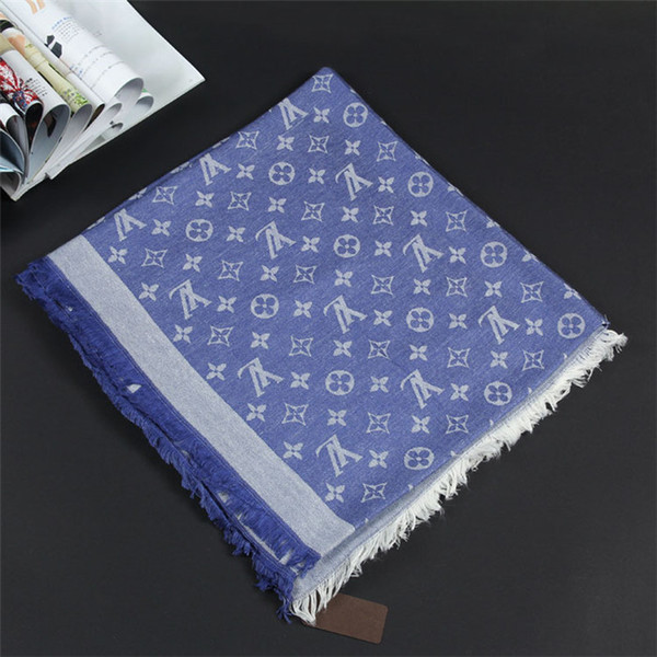 Classic design scarf women's triangulas 140*140 cm classic fashion yarn-dyed monogrammed scarf