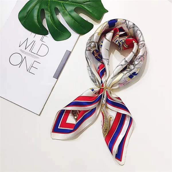 New small scarf satin four seasons joker fashion spring and summer decoration imitation silk female