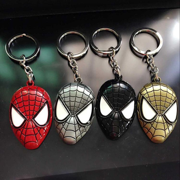 Avengers alliance Spider Man Mask Keychain movie