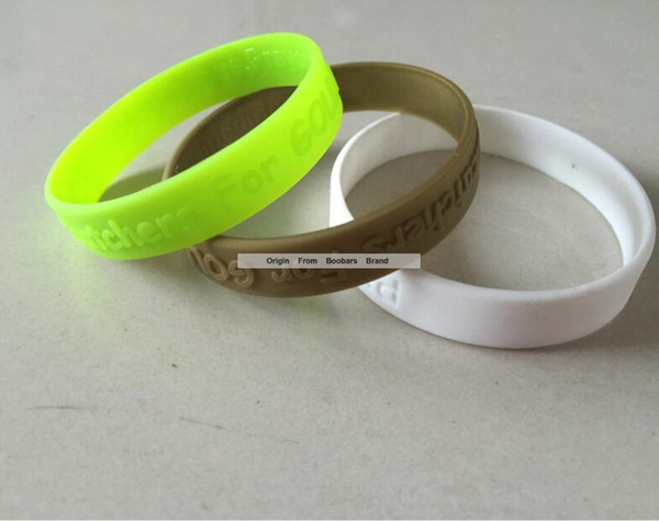 Hot New Men Women Fashion Sport Wristband Logo Embossed Cheap Promotion Silicone Wristband