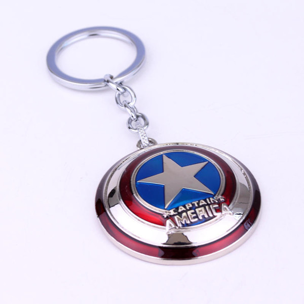 Captain America key chain avengers 3 marvel captain America shield model key chain