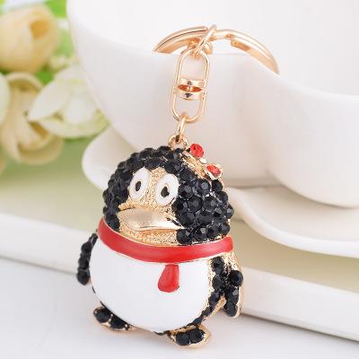 2019 New creative fish car keychains Cartoon marine goldfish key ring Exquisite female bag ornaments fashion gifts key chain