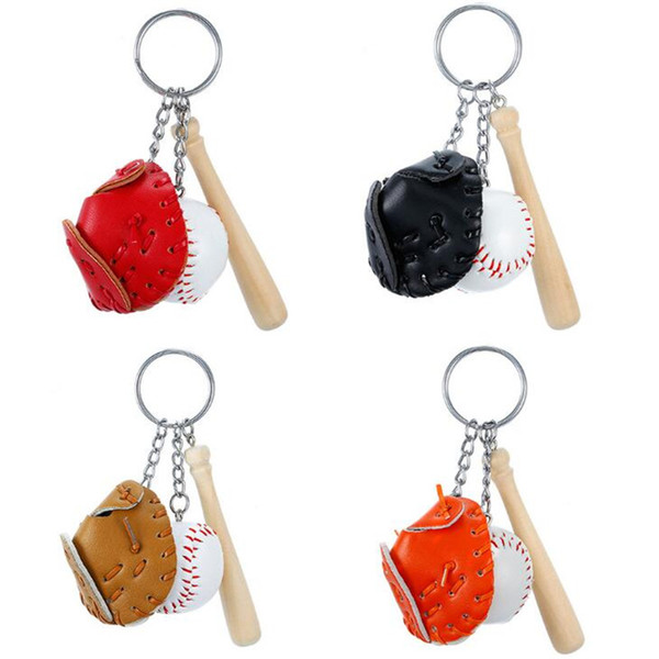 New Baseball Key Chain Ball Game Key Pendant Key Ring For Kids Women Man Toy Sports Chain