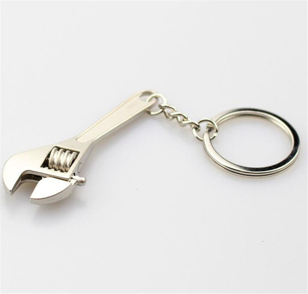 New Spanner Keychain Alloy Car Key Ring Adjustable Spanner Adjustable Wrench Gifts Wedding Souvenirs Wedding Supplies For Men Man