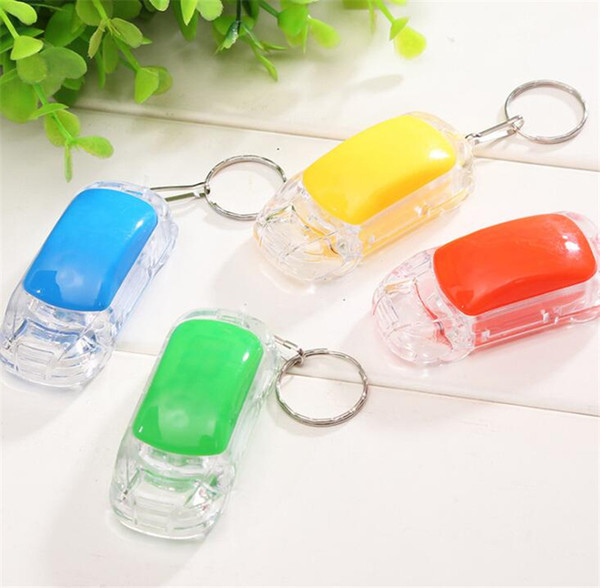 Cute Little Car Key Chain Mini Car Key Pendant Creative Waist Plastic Pendant For Kids Cool Toy