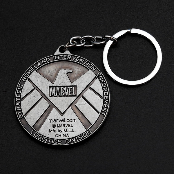 Hot American Captain Shield Keychain The Avengers Superman Superhero Batman KeyChain Ring Key ring Fashion Accessories