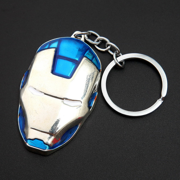 Marvel Avengers Captain America Shield Keychain Superman Superhero Batman Thor Hammer KeyChain Ring Key Ring Fashion Accessories Party Gift