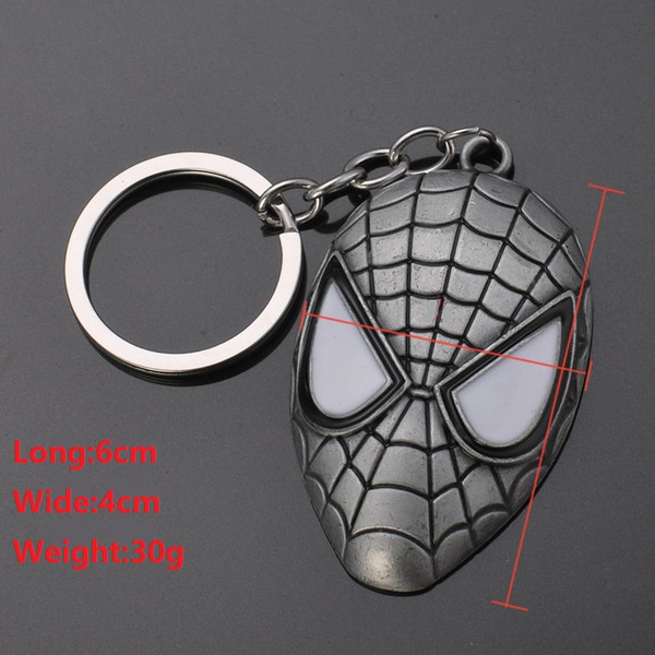 Key rings Fashion Jewelry Christmas Gift Dropship Super Heroes Captain America Superman Spiderman Batman Iron Man Game of Thrones Keychain