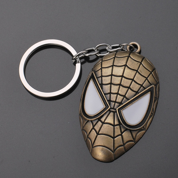 2018 Hot Sale Captain America Shield Keychain The Avengers Superman Superhero Batman KeyChain Ring Key ring Fashion Accessories