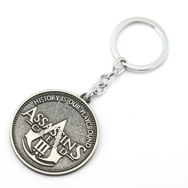 Assassin's Creed Key Chain Assassins Creed Key Rings For Gift Chaveiro Car Keychain Jewelry Game Key Holder Souvenir