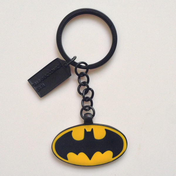 2017 New Marvel Metal Key chains for Super Hero Superman Batman Keychain Pendant Key Ring