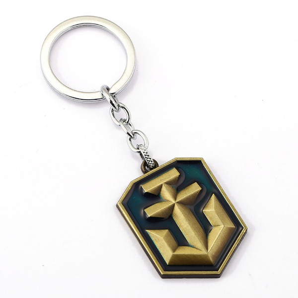 World of Warships Key Chain WOWS Key Rings For Gift Chaveiro Car Keychain Jewelry Game Key Holder Souvenir