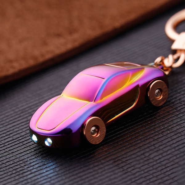 Men Car Keychain Metal Zinc Alloy Keychains Gift Men's Carriage Car Keyring