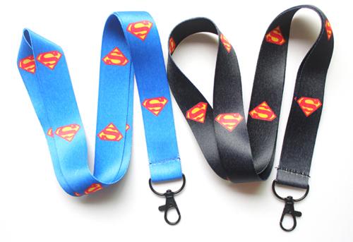 New 10PCS fashion mobile phone lanyard key chain super man key rope, neck rope hanging neck rope free delivery 005