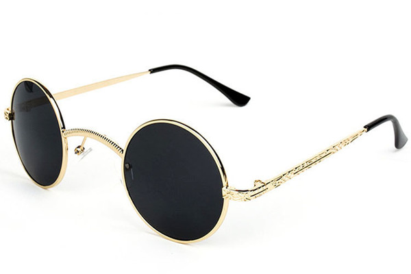 Sunglasses For Women Men Vintage Sunglass UV 400 Round Mirror Sunglasses Fashion Men Sun Glasses Luxury Designer Sunglasses 3J0T53