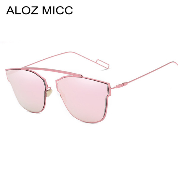 ALOZ MICC Fashion Women Metal Sunglasses Vintage Brand Designer Unique Alloy Sunmmer Sunglasses UV400 Glasses A026