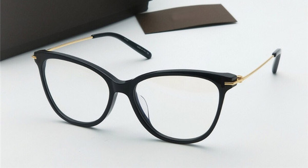 New fashion designer clear lens eyewear Classic Cat eye frame glasses avant-garde Wild style optical top quality come with case