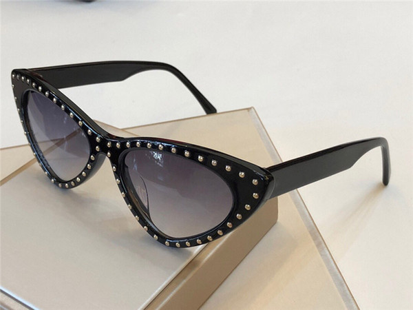 New Popular Designer Sunglasses Trend Cat Eye Frame Sun Glasses Inlaid rivet Design Charming noble style Eyewear UV400 Protection