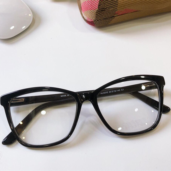 0043 Designer Classic Optical Glasses square Frame Glasses Simple atmosphere Style Eyewear Best selling Come with case