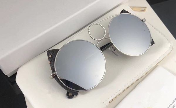 148SL newest lady designer sunglasses 148 round fashion metal sunglass gradient colors original new design come with box