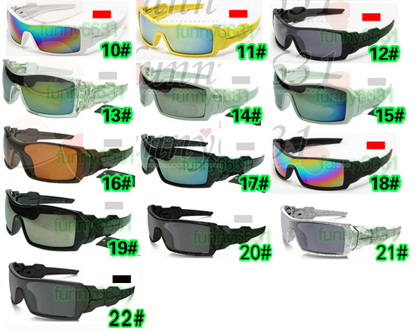 10PCS SUMMER cycling sports dazzling eyeglasses fashion sunglasses women men reflective coating sun glasses 22colors free shipping