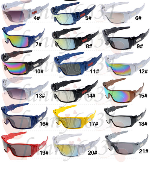 10pcs brand new men outdoors sunglasses sports spectacles women drivingglasses Cycling Sports wind beach Sun Glasses 21colors free shipping