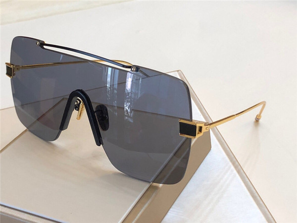 New Fashion Trend Brand Designer Sunglasses Retro Square Frame Frameless Sunglasses Generous Avant-garde Style Eyewear Come with case